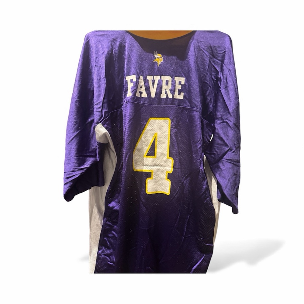 Purple Football Jersey with Number 4
